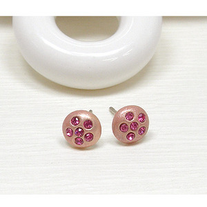 cute pink flower 귀걸이 /QP50