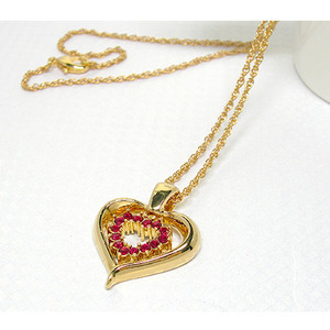 Special design five heart pendent necklace/ CN13