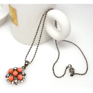 apricot lovely cute necklace / GS12