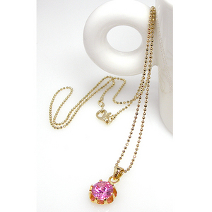 러블리아이템~ 단아한 핑크큐빅 necklace  / PI02