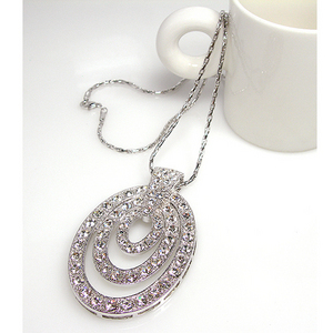 Luxury Shiny 노블레스 화이트 necklace / PW04