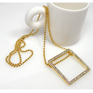 luxury big-square cubic necklace(A)/NG17